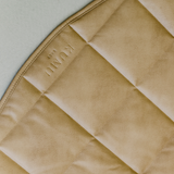 Quilted Vegan Leather Playmat - Mocha