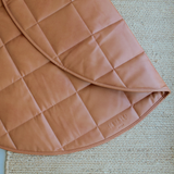 Quilted Vegan Leather Playmat -    Autumn